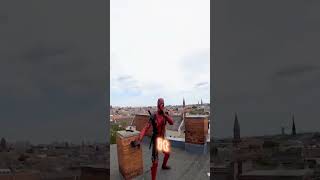 When Deadpool is angry at SpiderMan in Real Life 🤣 [upl. by Iridissa519]