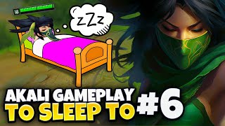 3 Hours of Relaxing Akali gameplay to fall asleep to Part 6  Professor Akali [upl. by Eikcaj567]