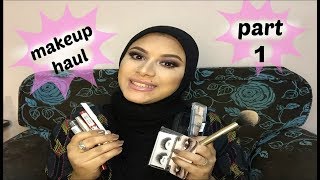 makeup haul  likes amp dislikes  part 1  مشترياتى ف الميكاب و ايه اللى عجبنى و اللى معجبنيش الجزء1 [upl. by Hau20]