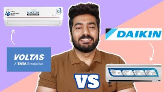 Voltas vs Daikin  Inverter AC comparison 3star  Full detail comparison [upl. by Amerigo]