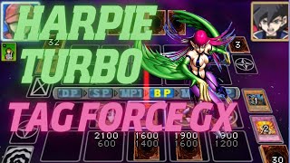 YuGiOh GX Tag Force  Harpie Turbo Deck  Gameplay  Recipe [upl. by Rapsag]