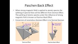 Paschen Back Effect in Atomic Physics [upl. by Cissej484]