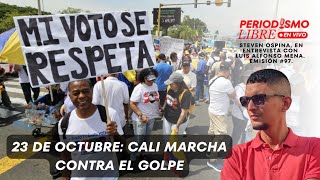 23 DE OCTUBRE CALI MARCHA CONTRA EL GOLPE [upl. by Chaing]