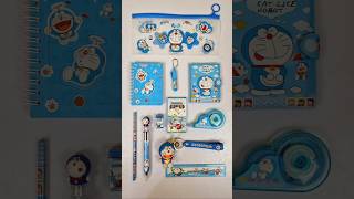 Doraemon stationery items  notebook correction tape pouch pencil sharpner Keychain stationery [upl. by Ettelliw]