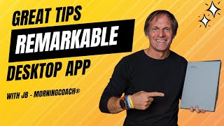 Some Great Tips Using The reMarkable Desktop App [upl. by Leibarg]