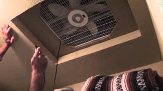 Cheap Homemade Whole House Fan  How To Cool Without AC [upl. by Yvon]