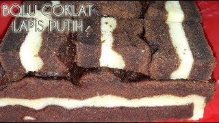 Resep Kue Bolu CoklaT LapiS Putih  By Dapur PinK [upl. by Charmane]