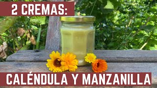 BALSAMO DE MANZANILLA Y CALENDULA  SOLO 3 INGREDIENTES  Como Hacer Crema para la Piel [upl. by Chute]