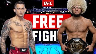 POIRIER vs KHABIB NURMAGOMEDOV  FULL FIGHT  ufc mma [upl. by Irrehc]