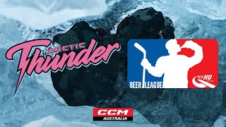 Arctic Thunder VS Knights  Div 2  12th September  IceHQ Beer League ice hockey [upl. by Eneleahs]