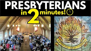 Presbyterians Explained in 2 Minutes [upl. by Daggna960]