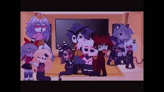 😩Hazbin Hotel and Helluva boss React😎 ⚫️Part 1⚫️ [upl. by Noived]