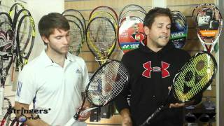 Yonex Ezone Xi 100 Tennis Racket Review by Stringers World [upl. by Tally331]