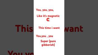 Magnetic illit lyrics [upl. by Ecnedac289]