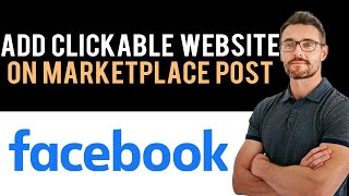 ✅ How to Add Clickable Website Link to Facebook Marketplace Post Full Guide [upl. by Ayotas]