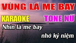 Vùng Lá Me Bay Karaoke Tone Nữ Karaoke Đức Duy  Beat 2024 [upl. by Atnauq]