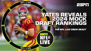 Pay ATTENTION to Caleb Williams amp Drake Maye  Field Yates reveals his QB rankings 🍿  NFL Live [upl. by Bricker883]