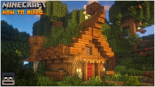 Minecraft Fantasy Cottage Starter House Tutorial [upl. by Hedwig]