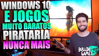 WINDOWS 10 PRO e Jogos MUITO BARATOS Pirataria NUNCA MAIS [upl. by Dola]