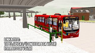 LINHA 1977TI PELÓPIDASCONDE DA BOA VISTATRAJETO DE VOLTA COM UM BUSÃO TRUCADOPROTON BUS [upl. by Ariahs]