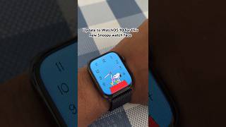 New Snoopy Apple Watch face apple shorts watchos10 [upl. by Serg85]