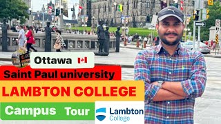 LAMBTON COLLEGE IN OTTAWA  SAINT PAUL UNIVERSITY  CAMPUS TOUR Princeyadavca [upl. by Duhl827]