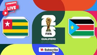 🔴LIVE Togo vs South Sudan  FIFA World CupMatch Today⚽🎬 [upl. by Nifares524]