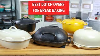 Best Dutch Ovens for Bread Baking  Challenger Bread Pan Lodge Le Creuset Bread Cloche [upl. by Ayama]