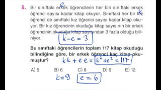 Krallar Karması Matematik Branş Denemesi I Bilgi Sarmal Yayınları 1 Deneme Video Çözümü [upl. by Sale]