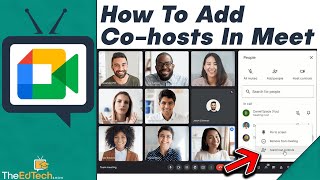 How To Add Cohosts In Google Meet [upl. by Akcired]