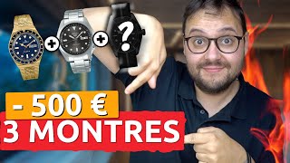 Moins de 500 EUROS pour une COLLECTION DE MONTRES de qualité Lip Seiko pleins dexemples [upl. by Verne]