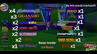 Tornado Alley Ultimate 3RD SIXNADO SYSTEM OVERLOAD 4TH OVERALL OVERLOAD [upl. by Enasus729]