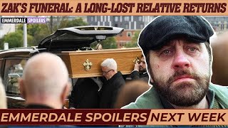 Emotional Surprise at Zak Dingles Funeral A LongLost Relative Returns  Emmerdale [upl. by Bertero]