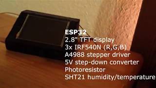 ESP32 RGB Room  Heater control wifischeduled [upl. by Nwonknu296]