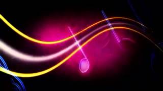 Large MultiColored Music Notes Motion Background [upl. by Welford]