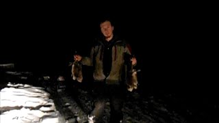 Trapping muskrats at night in Alaska [upl. by Castor]