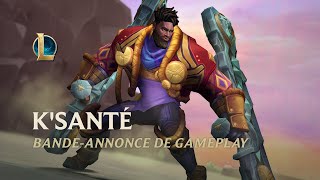 KSanté Fierté de Nazumah  Bandeannonce de gameplay  League of Legends [upl. by Strickler]