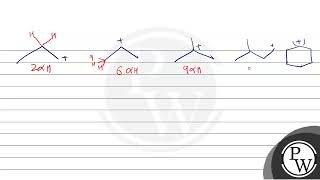 What is the decreasing order of stability most stable \ \ least stable of the following [upl. by Einnaej297]