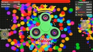 Fispio 23000000 WORLD RECORD Green Fidget Spinner [upl. by Ierbua]