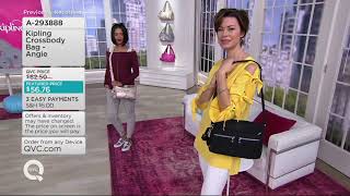 Kipling Crossbody Bag  Angie on QVC [upl. by Coffee38]