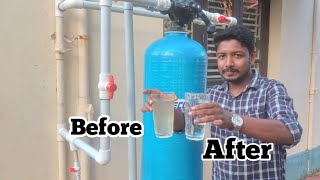 Water Filter  Iron Removal Water Filter From Vessel Filter  Vessel Filter Installation Full Video [upl. by Carvey]