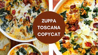 How to Make OLIVE GARDENS Zuppa Toscana Soup  Copycat Recipe [upl. by Ennayehc159]