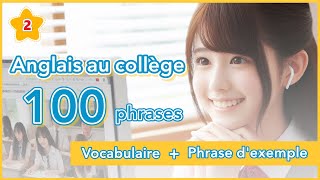 Vocabulaire anglais et exemples pour lentraînement des élèves du secondaire 101200 Part 2 [upl. by Odraode795]