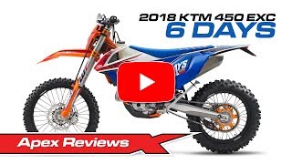 2018 KTM 450 EXC 6 Days Review [upl. by Nnazil]