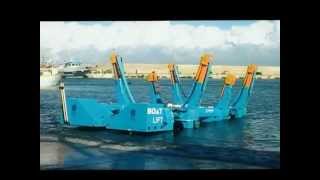 CROC LIFT 45ton  Amphibious trailer with slings for Darsena Mele Italy [upl. by Also]