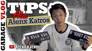 TIPS PLAT NOMOR CUSTOM Garage Vlog [upl. by Namaan199]