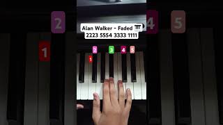 Alan Walker  Faded Piano Tutorial [upl. by Esirec470]