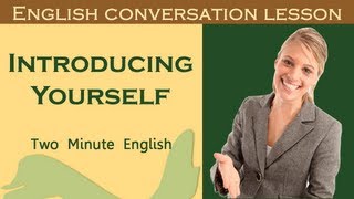 Introducing Yourself  How to Introduce Yourself In English [upl. by Healion]