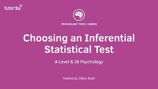 Research Methods  Choosing Inferential Statistics [upl. by Amanda]