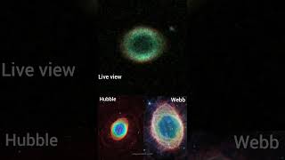 The Ring Nebula Messier 57M57 and NGC 6720 Hubble Telescope Jems Webb Space Telescope Live view [upl. by Leon927]